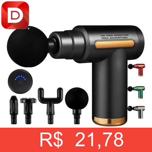 Foto do produto Massageador Pistola Muscular Profissional
