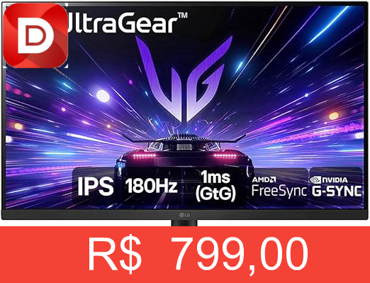 Foto do produto Monitor Gamer LG UltraGear 27GS60F-B