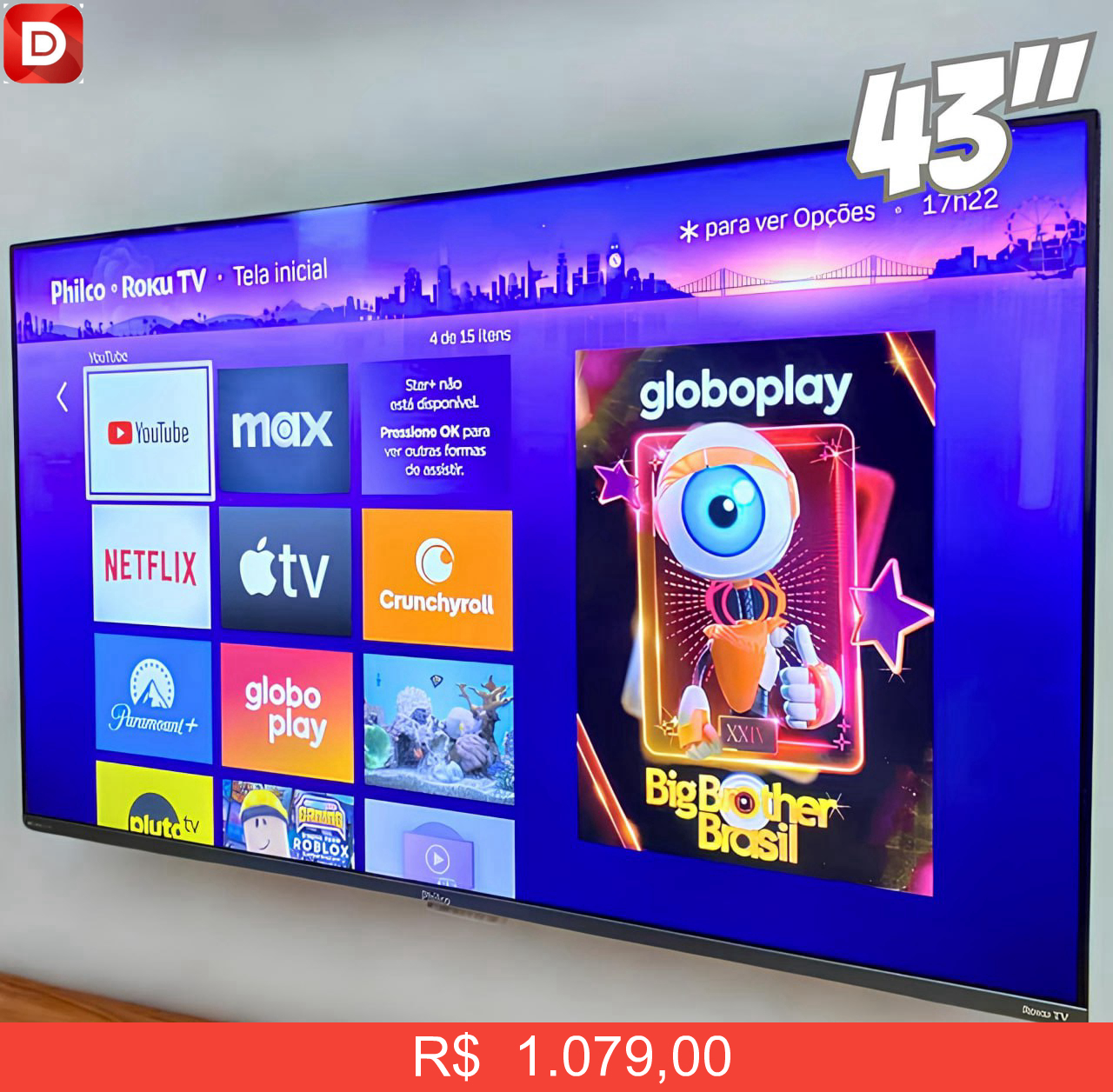 Foto do produto Smart TV 43