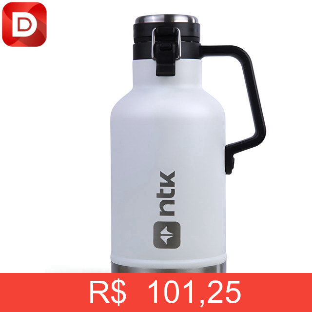 Foto do produto Garrafa Térmica Growler Aço Inox
