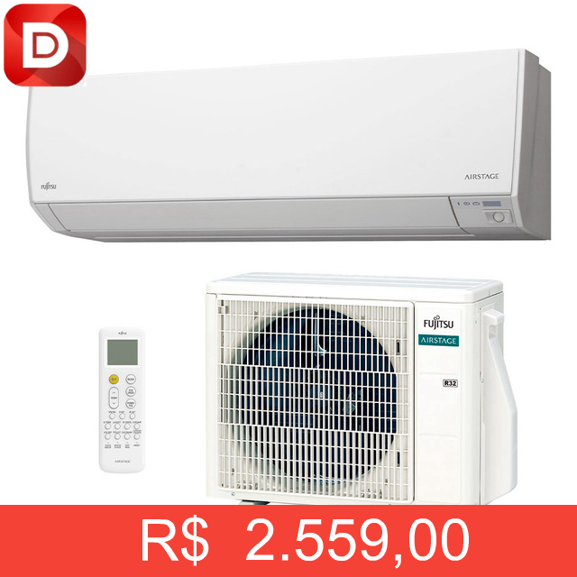 Foto do produto Ar-condicionado Split HW Inverter Fujitsu Airstage Premium