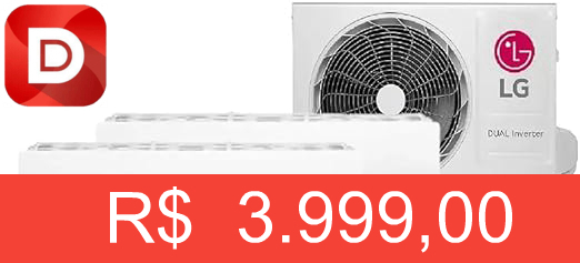 Foto do produto Ar Condicionado Bi Split Inverter LG 9000 e 12000 BTU/h Frio S32Q16UAGA0.EB2GAM1