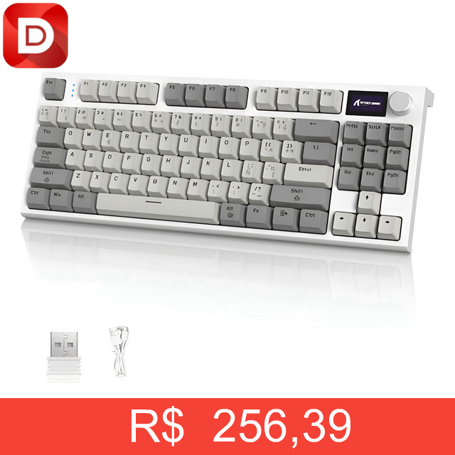 Foto do produto Teclado Mecânico Attack Shark K86