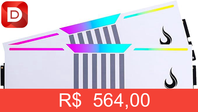 Foto do produto Memoria Gamer | Rise Mode | Aura Argb White