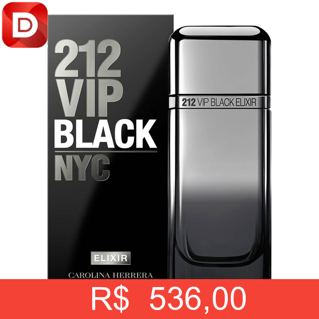 Foto do produto Perfume Carolina Herrera 212 VIP Black Elixir
