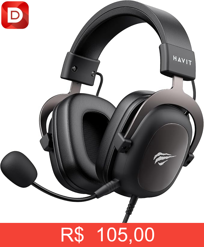 Foto do produto Havit Headphone Fone de Ouvido H2002d