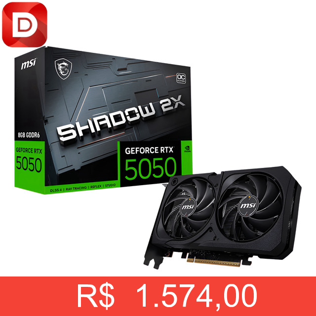 Foto do produto MSI RTX 5050 8GB