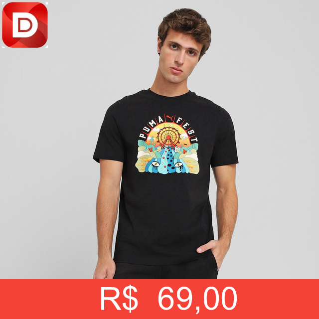 Foto do produto Camiseta Puma Graphics Festival