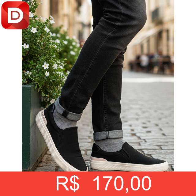 Foto do produto Tênis Slip On Aramis Daily Slip Canvas