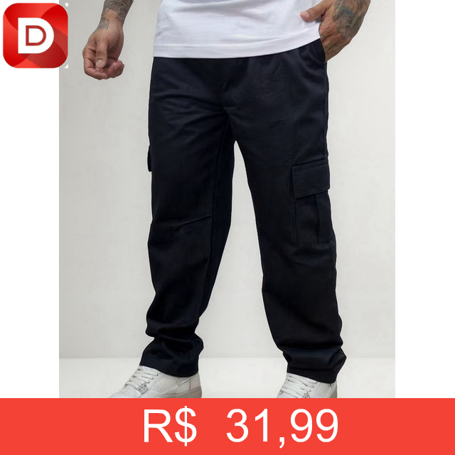 Foto do produto Calça Jogger Cargo Sarja