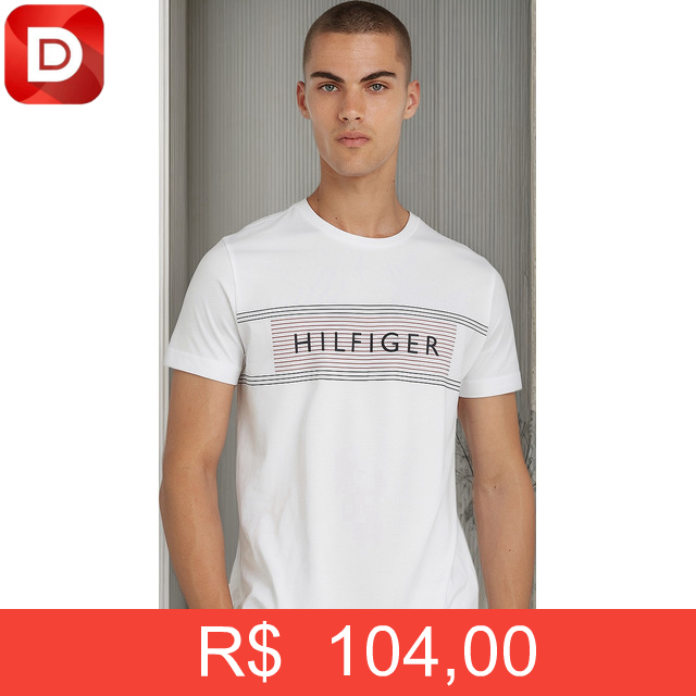 Foto do produto Camiseta Tommy Hilfiger Brand Love Chest Tee