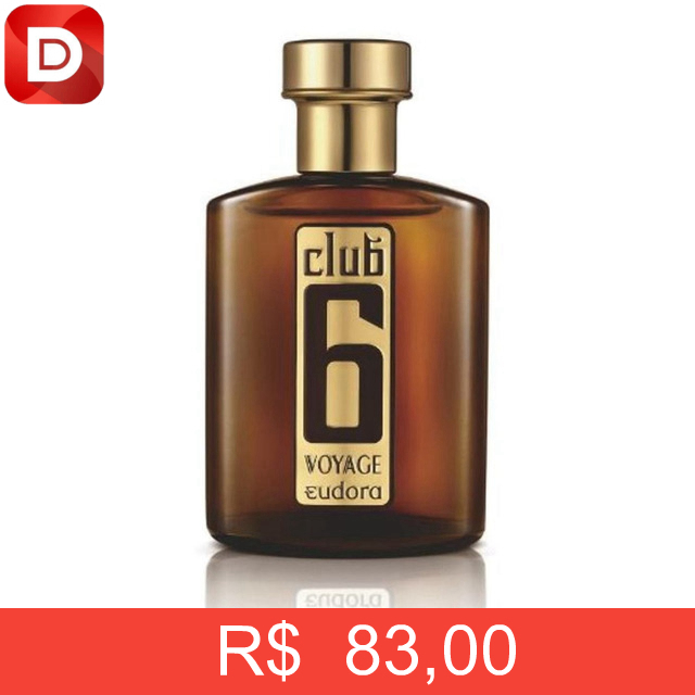Foto do produto Perfume Eudora Club 6 Voyage 95ml