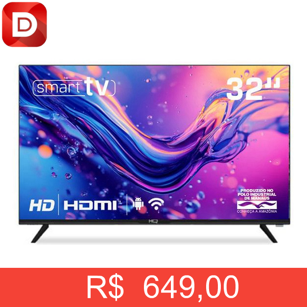Foto do produto Smart Tv Hq 32 Led Hd