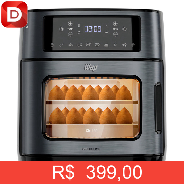 Foto do produto Fritadeira Air Fryer Oven Black WAP