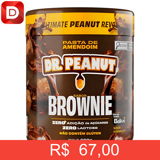 Foto do produto Pasta de Amendoim com Whey Protein Dr. Peanut