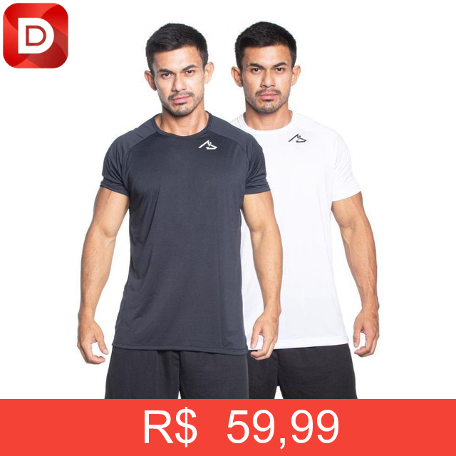 Foto do produto Kit 2 Camisetas Dry Wolf Alpha