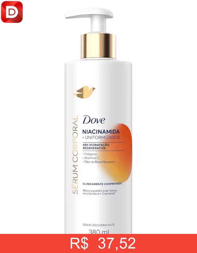 Foto do produto Dove Sérum Hidratante Corporal Niacinamida