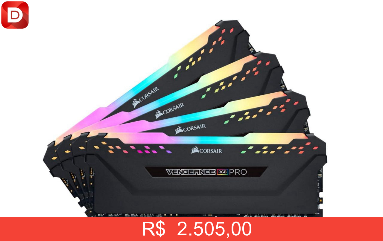 Foto do produto Memória Ram Corsair Vengeance RGB PRO