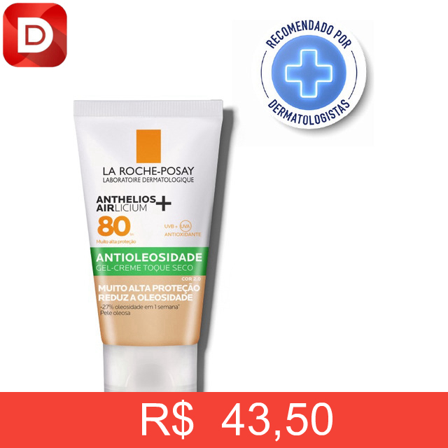 Foto do produto Protetor Solar Facial Antioleosidade FPS80 La Roche-Posay