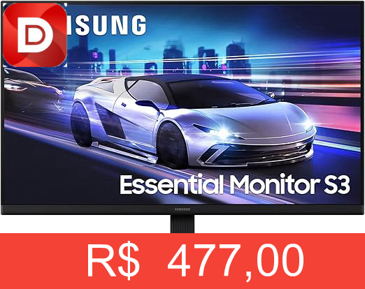 Foto do produto Monitor Gamer Samsung 24
