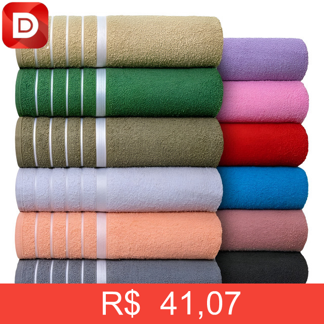 Foto do produto Kit de Toalhas de Banho Gigante