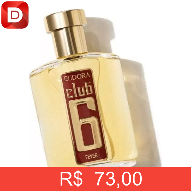 Foto do produto Perfume Eudora Club 6 Fever