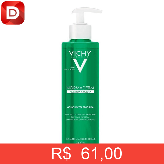 Foto do produto Gel de Limpeza Profunda Normaderm Vichy