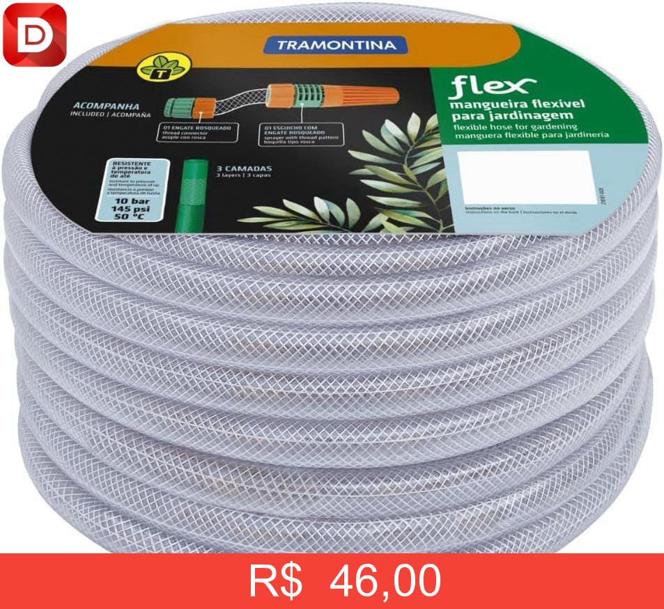 Foto do produto Mangueira Flex Para Jardim
