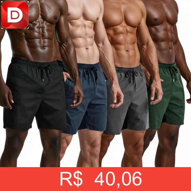 Foto do produto Kit de Short Praia Bermuda Tactel