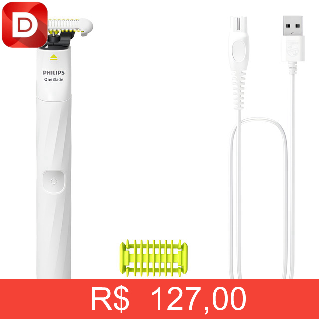 Foto do produto Aparador E Raspador Oneblade Intimate Qp1924/10 Philips