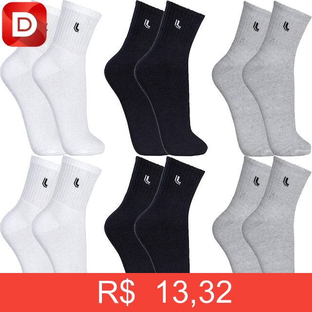 Foto do produto Kit 6 Pares Meia Lupo