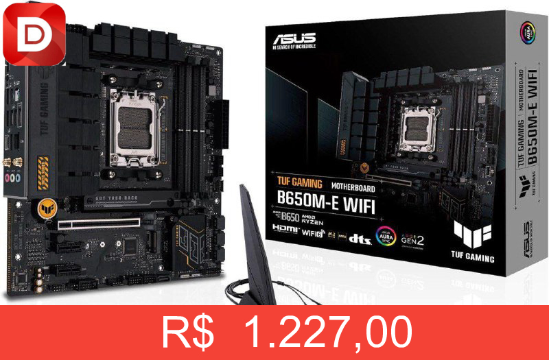 Foto do produto Asus TUF Gaming B650M-E WIFI