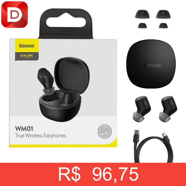 Foto do produto Fone Sem Fio Bluetooth Baseus Encok Touch