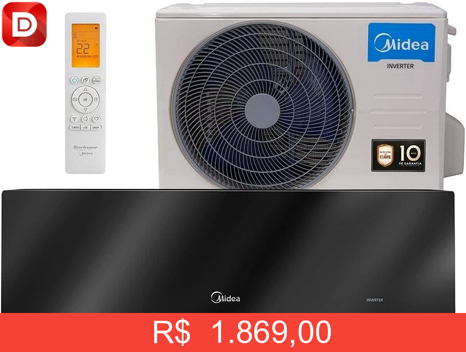Foto do produto Ar-condicionado Split Inverter Springer Midea Xtreme Save Connect