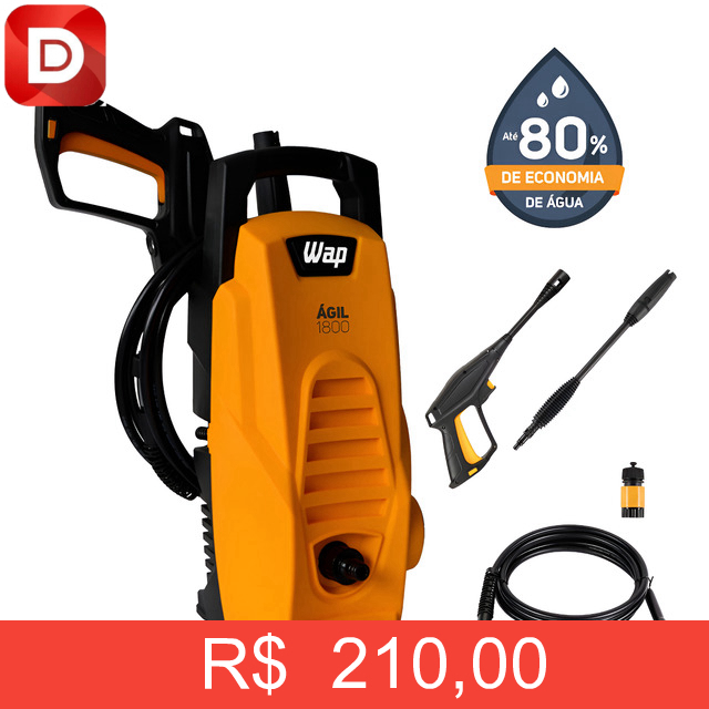 Foto do produto Lavadora De Alta Pressão Wap Ágil 1800