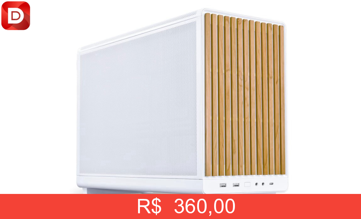 Foto do produto Gabinete Lian Li A3 Micro ATX Wood Edition