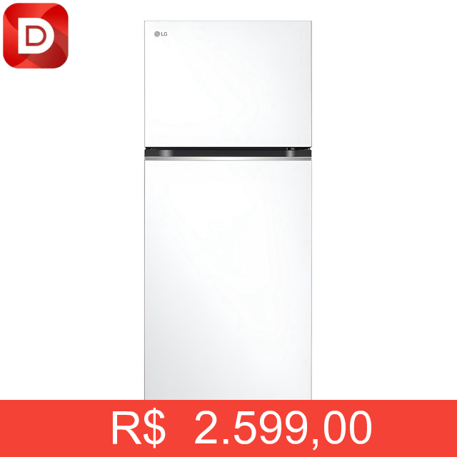 Foto do produto Geladeira LG Duplex 395l Frost Free Inverter