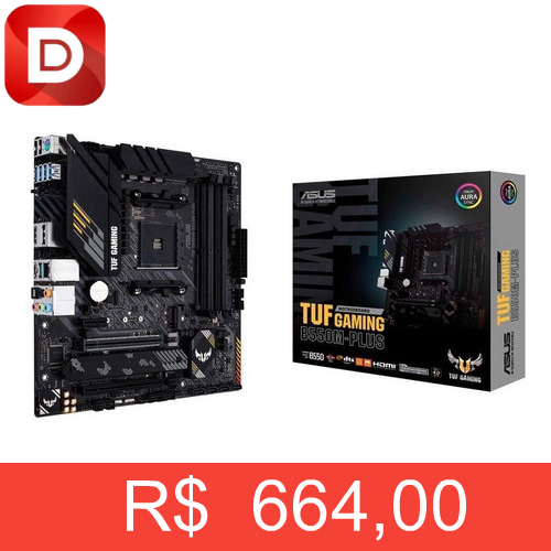 Foto do produto Placa Mãe Asus Tuf Gaming B550m Plus