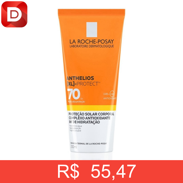 Foto do produto Protetor Solar Corporal Hidratante Anthelios Xl Protect 70 FPS