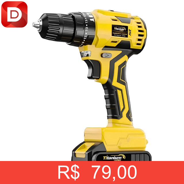 Foto do produto Parafusadeira Furadeira 21v C/ Impacto Brushless