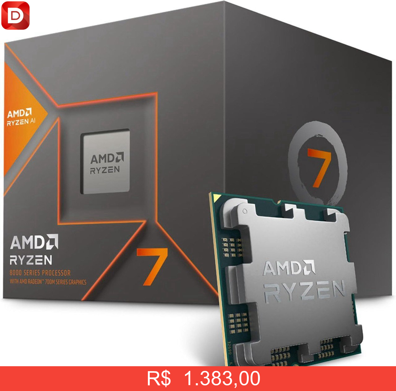 Foto do produto RYZEN 7 8700G