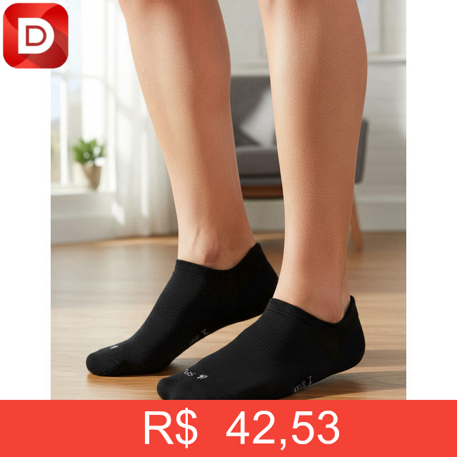 Foto do produto Kit com 6 Pares de Meias Lupo Sapatilha