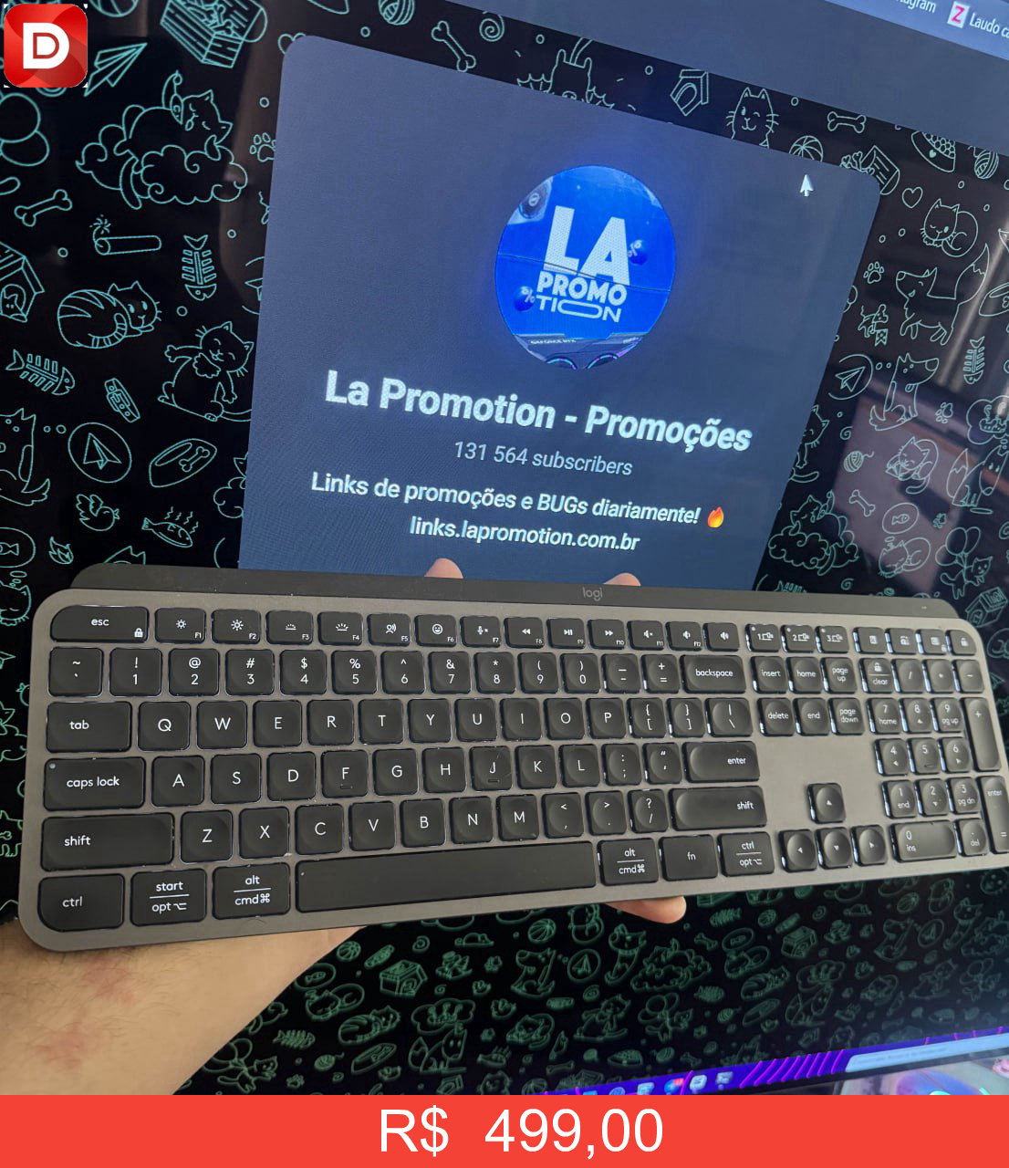 Foto do produto Logitech MX Keys S