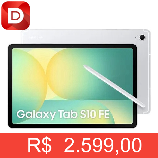 Foto do produto Samsung Galaxy Tab S10 FE