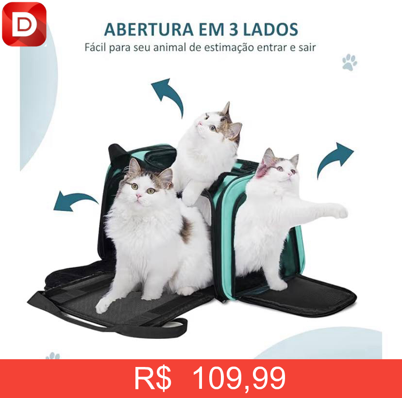 Foto do produto Bolsa Transporte Pet