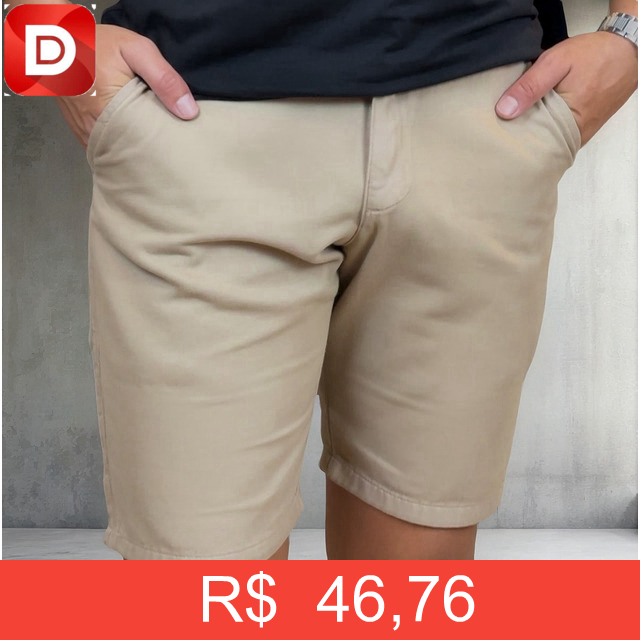 Foto do produto Bermuda de Sarja Slim Chino