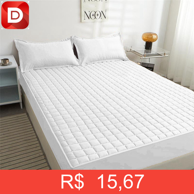 Foto do produto Capa Protetor De Colchão Elástico Queen Impermeável Matelado