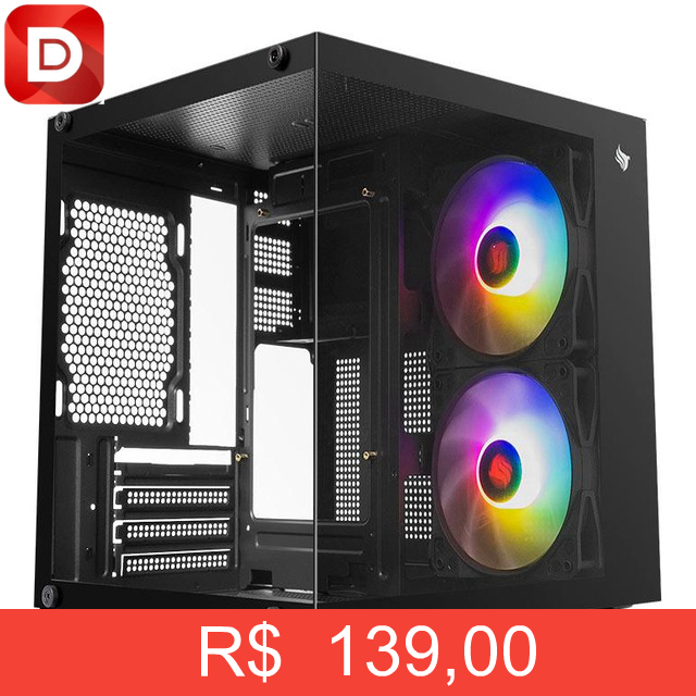 Foto do produto Gabinete Gamer Pichau Atom X