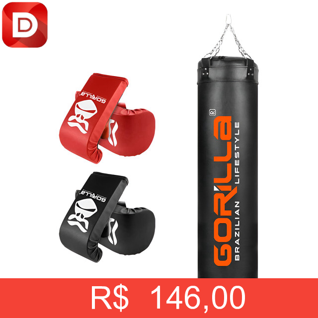 Foto do produto Saco de pancada Muay Thai