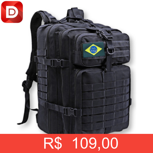 Foto do produto Mochila Tática Militar Impermeável